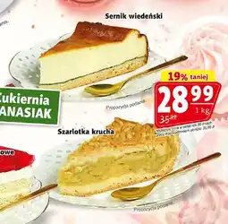 Prim Market Sernik wiedeński Cukiernia Banasiak oferta