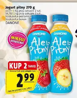 Prim Market Jogurt pitny Danone Ale Pitny truskawka-poziomka oferta