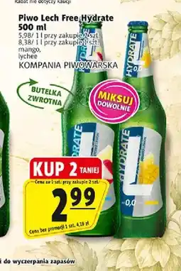 Prim Market Piwo bezalkoholowe Lech Free Hydrate Mango oferta