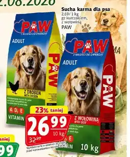 Prim Market Sucha karma dla psa PAW z wołowiną oferta