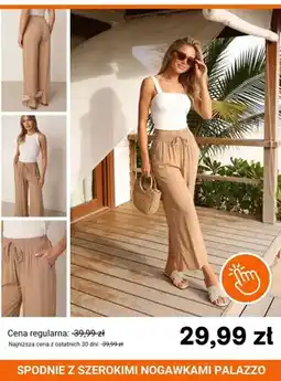 Born2be Spodnie z szerokimi nogawkami Palazzo Born2be oferta