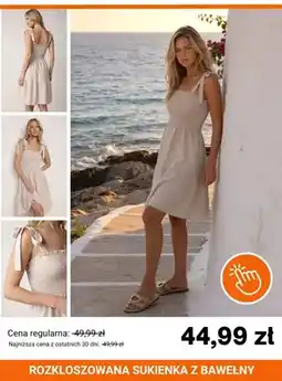 Born2be Rozkloszowana sukienka z bawełny Born2be oferta