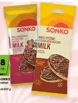 ABC Wafle kukurydziane w czekoladzie mlecznej Sonko oferta