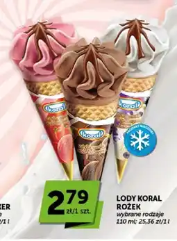 ABC Lody Koral Rożek truskawkowy oferta