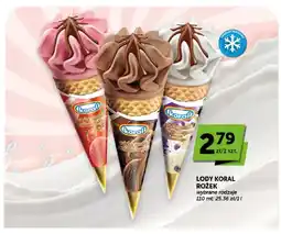 ABC Lody Koral Rożek o smaku truskawkowym oferta
