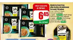 Dino Mokra karma dla kota drobiowe Smaki Sheba 4-pak oferta