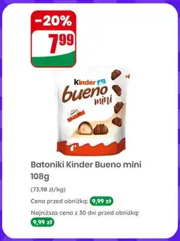 Dino Batoniki Kinder Bueno mini oferta