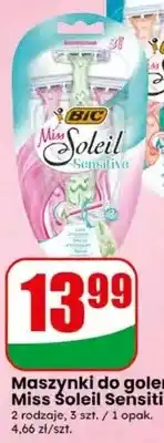 Dino Maszynki do golenia Bic Miss Soleil Sensitive 3-pak oferta