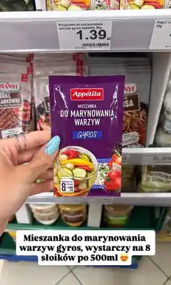 Dino Mieszanka do marynowania warzyw gyros Appetita oferta