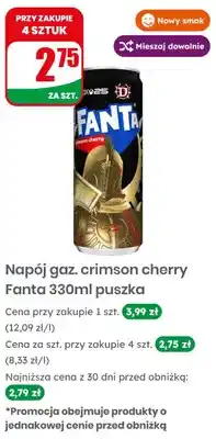 Dino Napój gazowany Fanta Crimson Cherry oferta