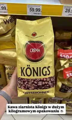 Dino Kawa ziarnista Königs Crema oferta