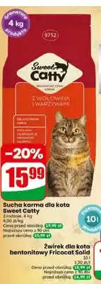 Dino Sucha karma dla kota Sweet Catty z wołowiną i warzywami oferta