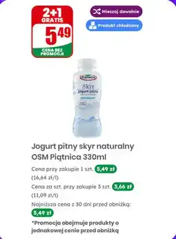 Dino Jogurt pitny skyr naturalny Piątnica oferta