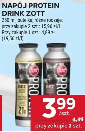 Stokrotka Napój Protein Drink Zott oferta