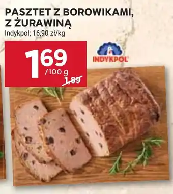 Stokrotka Pasztet z Borowikami, z Żurawiną Indykpol oferta