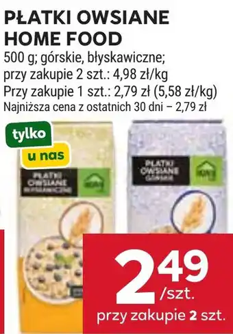 Stokrotka Płatki Owsiane Home Food oferta