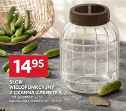 Stokrotka Słoik Wielofunkcyjny z Czarną Zakrętką oferta