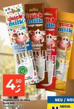 Dealz Smakowe rurki do mleka Quick Milk oferta