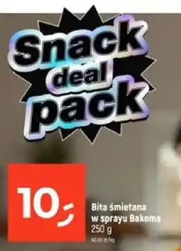 Dealz Bita śmietana w sprayu Bakoma oferta