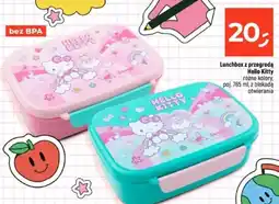Dealz Lunchbox z przegrodą Hello Kitty oferta