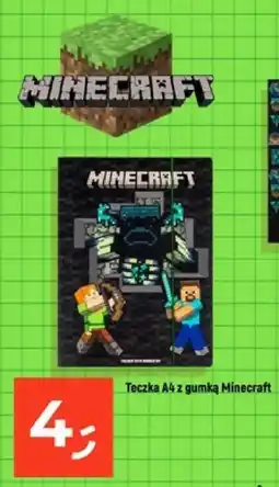 Dealz Teczka A4 z gumką Minecraft oferta