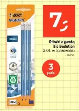 Dealz Ołówki z gumką Bic Evolution oferta
