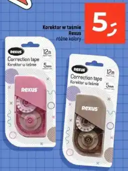 Dealz Korektor w taśmie Rexus oferta