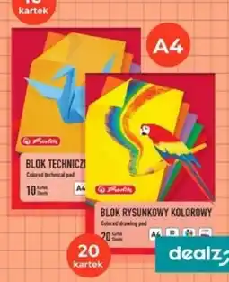 Dealz Blok Rysunkowy Kolorowy oferta