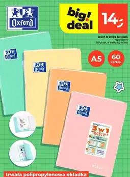 Dealz Zeszyt A5 Oxford Easy Book oferta