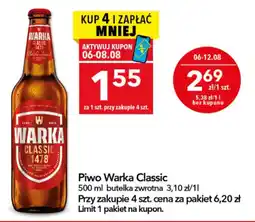 Lewiatan Piwo Warka Classic oferta