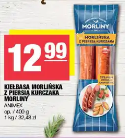Spar Kiełbasa Morlińska z Piersią Kurczaka Morliny oferta