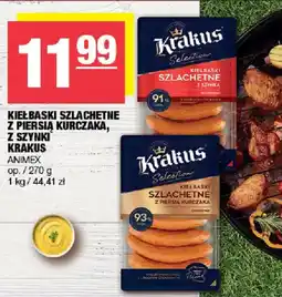 Spar Kielbaski Szlachetne z Piersią Kurczaka, z Szynki Krakus oferta