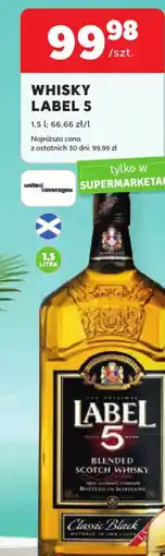 Stokrotka Whisky label 5 oferta