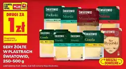 Biedronka Sery Żółte w Plastrach Światowid oferta