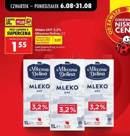 Biedronka Mleko UHT 3,2% Mleczna Dolina oferta