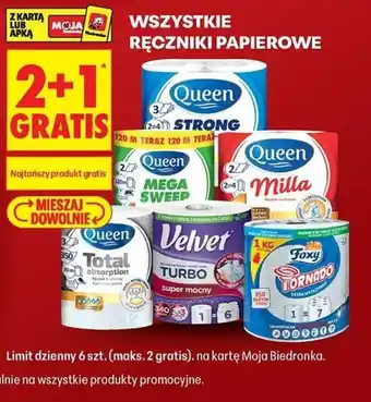 Biedronka Ręczniki papierowe oferta
