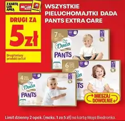 Biedronka Pieluchomajtki Dada Pants Extra Care oferta