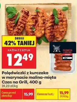 Biedronka Polędwiczki z kurczaka w marynacie malina-mięta oferta
