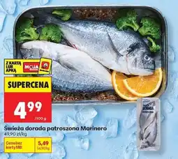 Biedronka Świeża dorada patroszona Marinero oferta