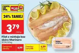 Biedronka Filet z mintaja bez skóry Marinero oferta