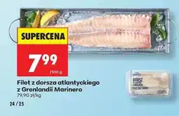 Biedronka Filet z dorsza atlantyckiego z Grenlandii Marinero oferta