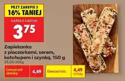 Biedronka Zapiekanka z pieczarkami, serem, ketchupem i szynką oferta