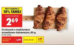 Biedronka Croissant z nadzieniem orzechowo-kakaowym oferta