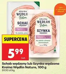 Biedronka Schab wędzony lub Szynka wędzona Kraina Wędlin Nature oferta