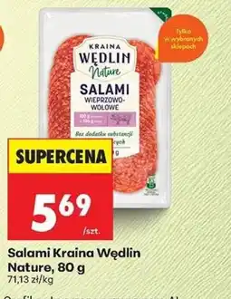 Biedronka Salami Kraina Wędlin Nature oferta