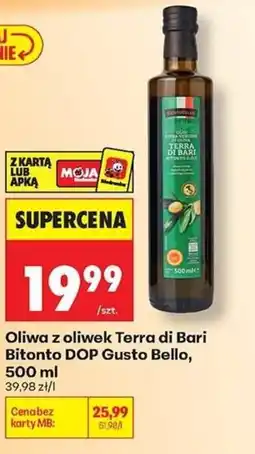 Biedronka Oliwa z oliwek Terra di Bari Bitonto DOP Gusto Bello oferta