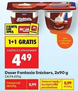 Biedronka Deser Fantasia Snickers oferta