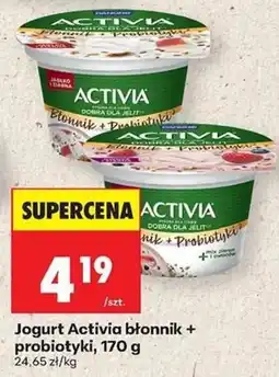 Biedronka Jogurt Activia błonnik + probiotyki oferta