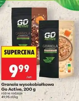 Biedronka Granola wysokobiałkowa Go Active oferta