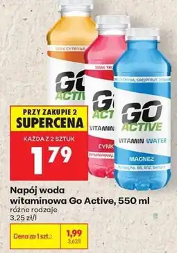 Biedronka Napój woda witaminowa Go Active oferta